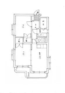 東野ラフォーレ飛鳥【104号室】の間取り