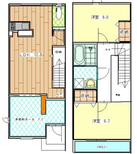 G.H.Vincent【A号室】の間取り