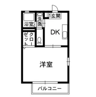 シャーメゾン.錦ヶ丘【202号室】の間取り
