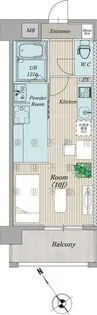 VIVERE長嶺東【303号室】の間取り