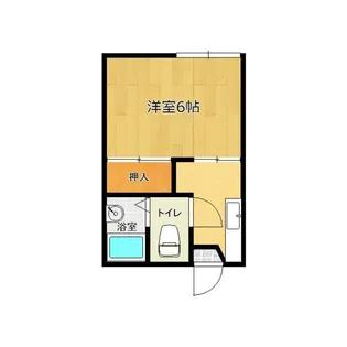 ベルメゾン上町【101号室】の間取り