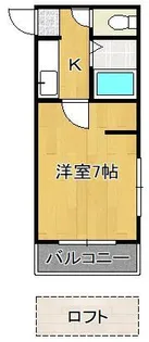 オリエンタル原町別院【4階】の間取り