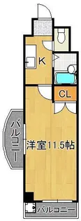 ロイヤルリージェント【4階】の間取り
