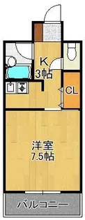 ピュアシティ小倉【4階】の間取り