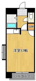 1Rの間取り画像