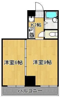 第4エルザビル【10階】の間取り