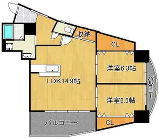 フェルト716【7階】の間取り