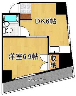 藤本ビル古船場【7階】の間取り