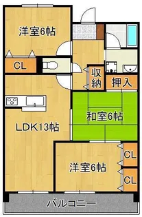 マキシム足立【3階】の間取り