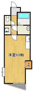 ギャラン小文字【9階】の間取り
