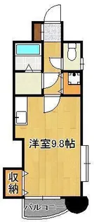 ギャラン小文字【3階】の間取り