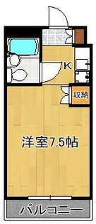 ホワイトパレス門司港【7階】の間取り