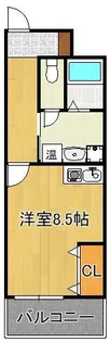 プランドールMK小倉【5階】の間取り