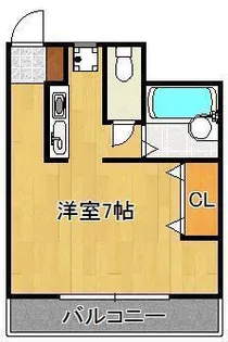 サンモリッツ小倉弐番館【5階】の間取り