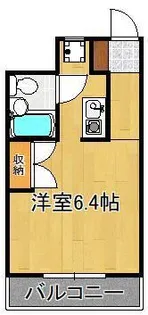 サンモリッツ小倉弐番館【5階】の間取り