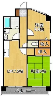 アベニュー21【4階】の間取り