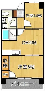 アベニュー21【7階】の間取り