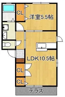 メゾン嶋田【1階】の間取り
