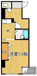 オアシス門司港【2階】の間取り