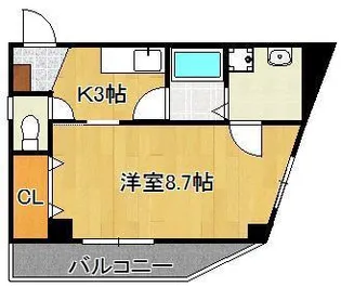 矢島ビル【5階】の間取り