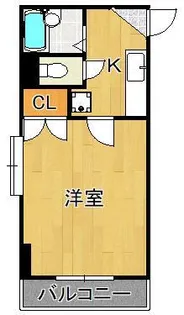 1Kの間取り画像