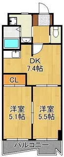 S-FORT小倉【4階】の間取り