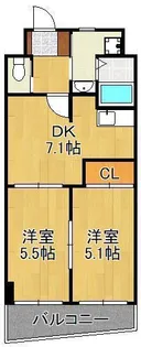 S-FORT小倉【8階】の間取り