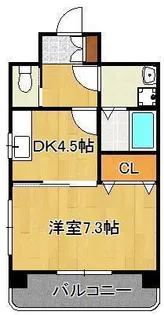 ヒット馬借BLD【7階】の間取り