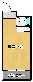 シティハイツVIP【8階】の間取り