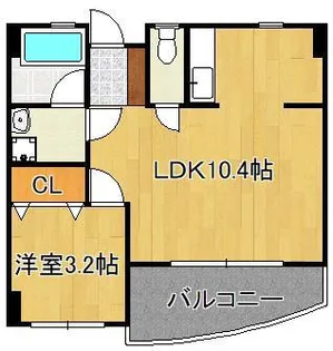 FORZA馬借【2階】の間取り