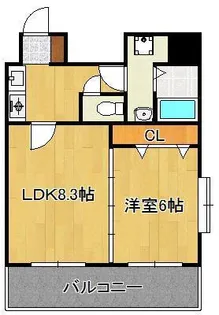 HAMIEL KOKURA【11階】の間取り