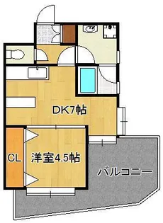 パワーズ117【5階】の間取り