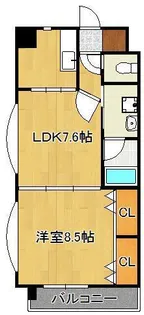 浅野ベイタワー【10階】の間取り