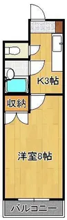 Bergamotto馬借【7階】の間取り
