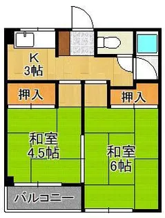 九設ビル【4階】の間取り