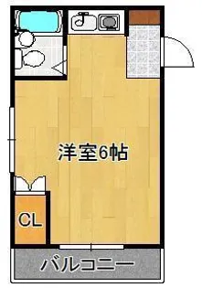 イーグルビル【3階】の間取り