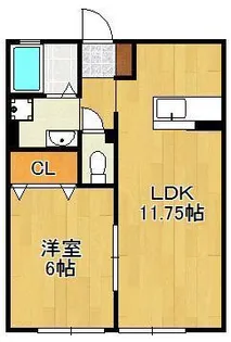 オーク上富野【2階】の間取り