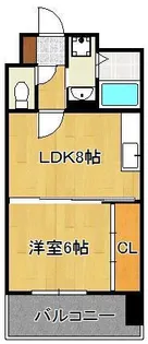 ヒット砂津BLD【9階】の間取り