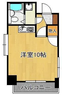 シティハイツ中津口【8階】の間取り