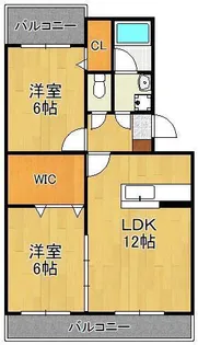 エクセルシティ門司B棟【2階】の間取り