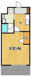 ギャラン吉野町【10階】の間取り