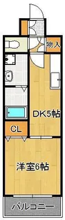 ギャラン吉野町【7階】の間取り