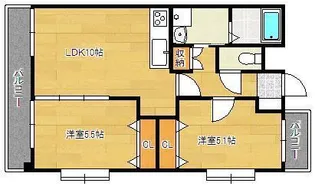 J-スクエア【2階】の間取り