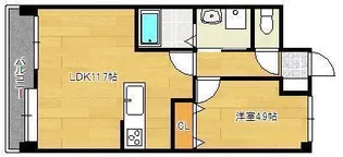 J-スクエア【9階】の間取り