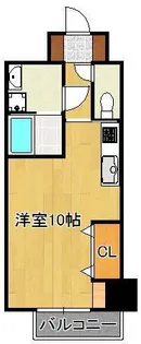 コートハウス中島通り【2階】の間取り