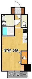 コートハウス中島通り【8階】の間取り