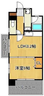 ラフィーネ小倉【3階】の間取り