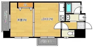 ラフィーネ小倉【4階】の間取り