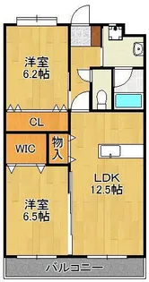 チェリーコート赤坂【2階】の間取り