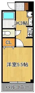 カノン(大田町)【3階】の間取り